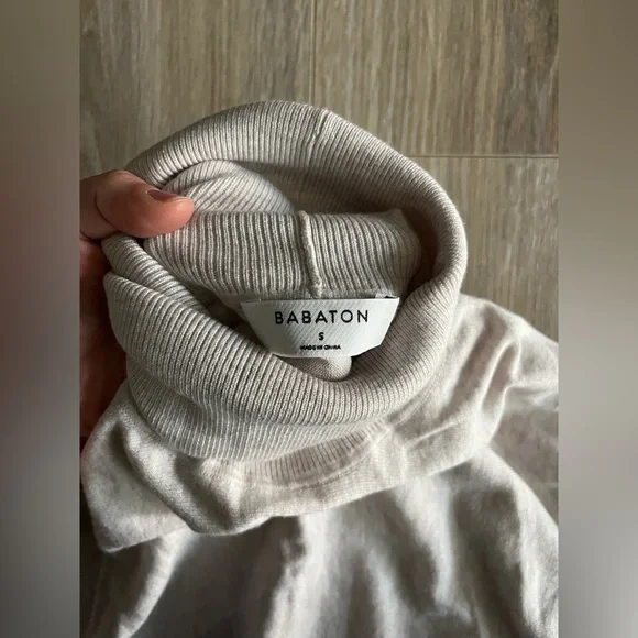 Aritzia Babaton Women’s Bogart Midi Dress Birch - Size Small - Picture 7 of 10